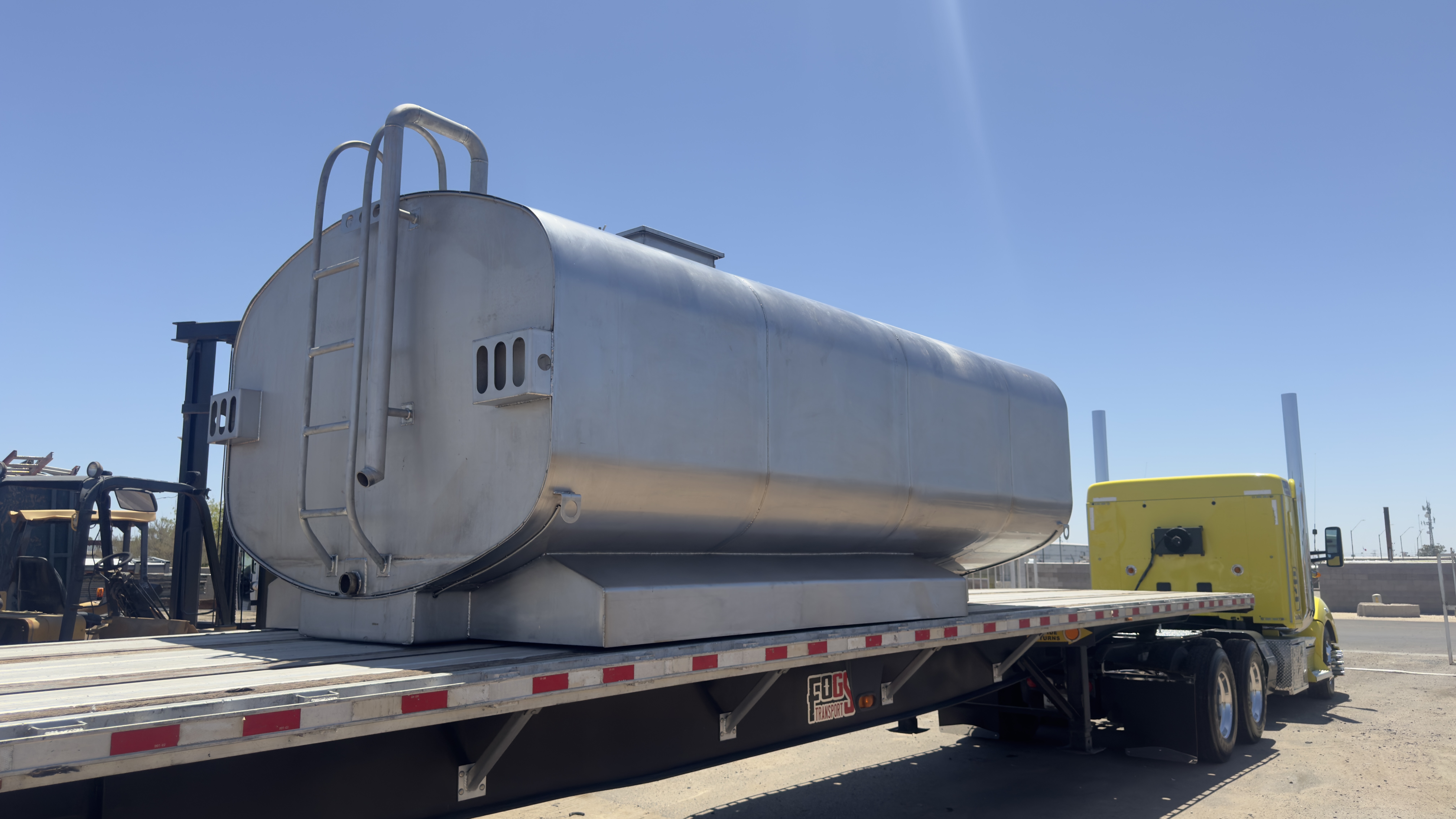 Built-to-order MR Machinery water tank