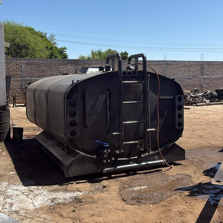 Carbon steel water tank fabrication in MR Machinery shop area