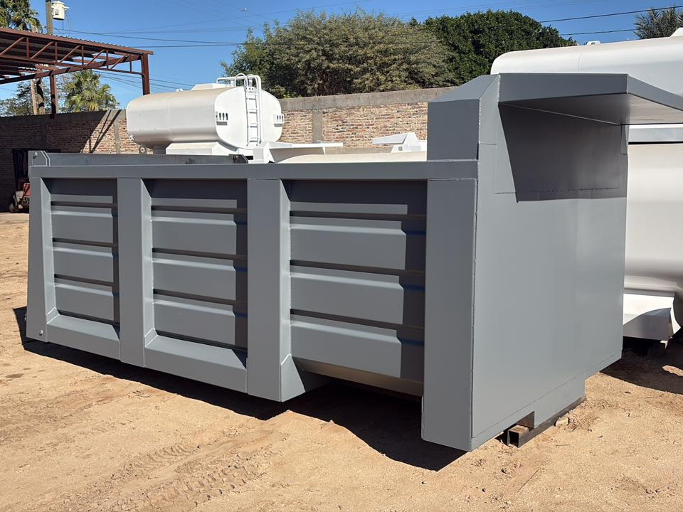 Dump truck body fabrication detail