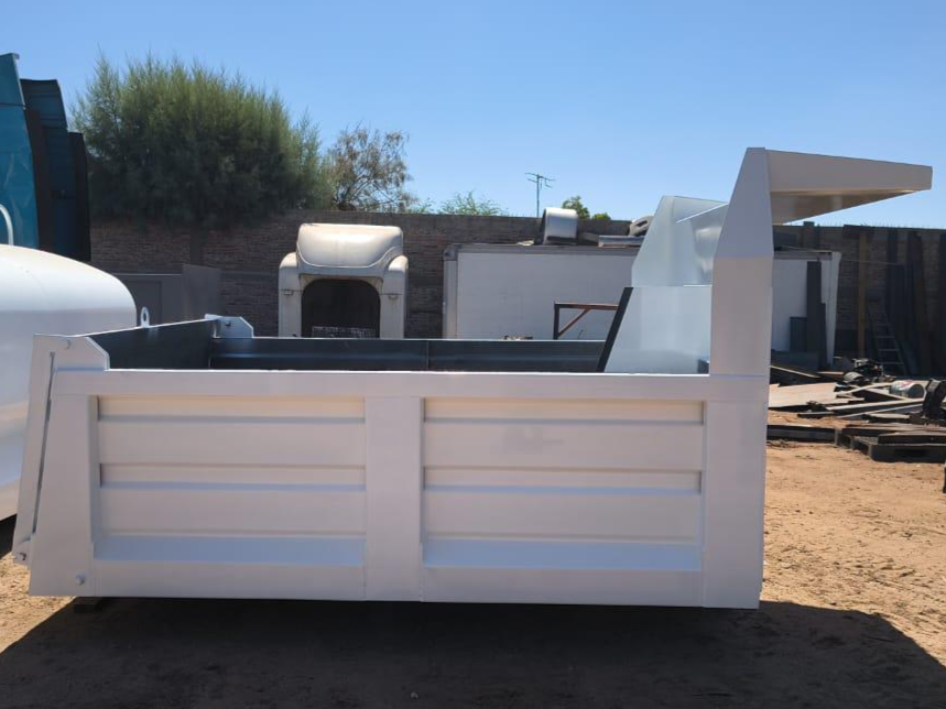 Dump truck body and work truck conversion detail