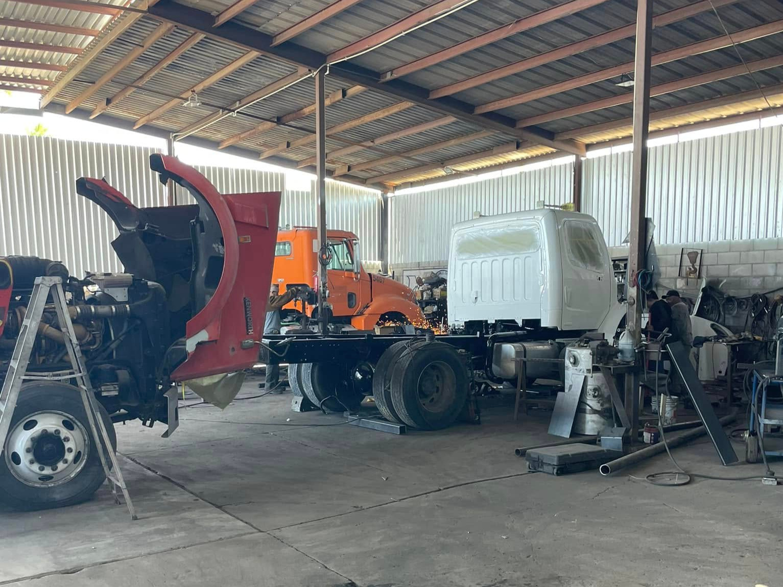 MR Machinery shop fabrication and equipment work